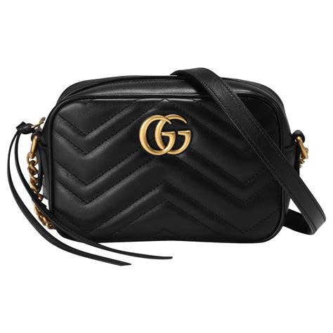 gucci ask for chain back|GG Emblem mini shoulder bag in black leather .